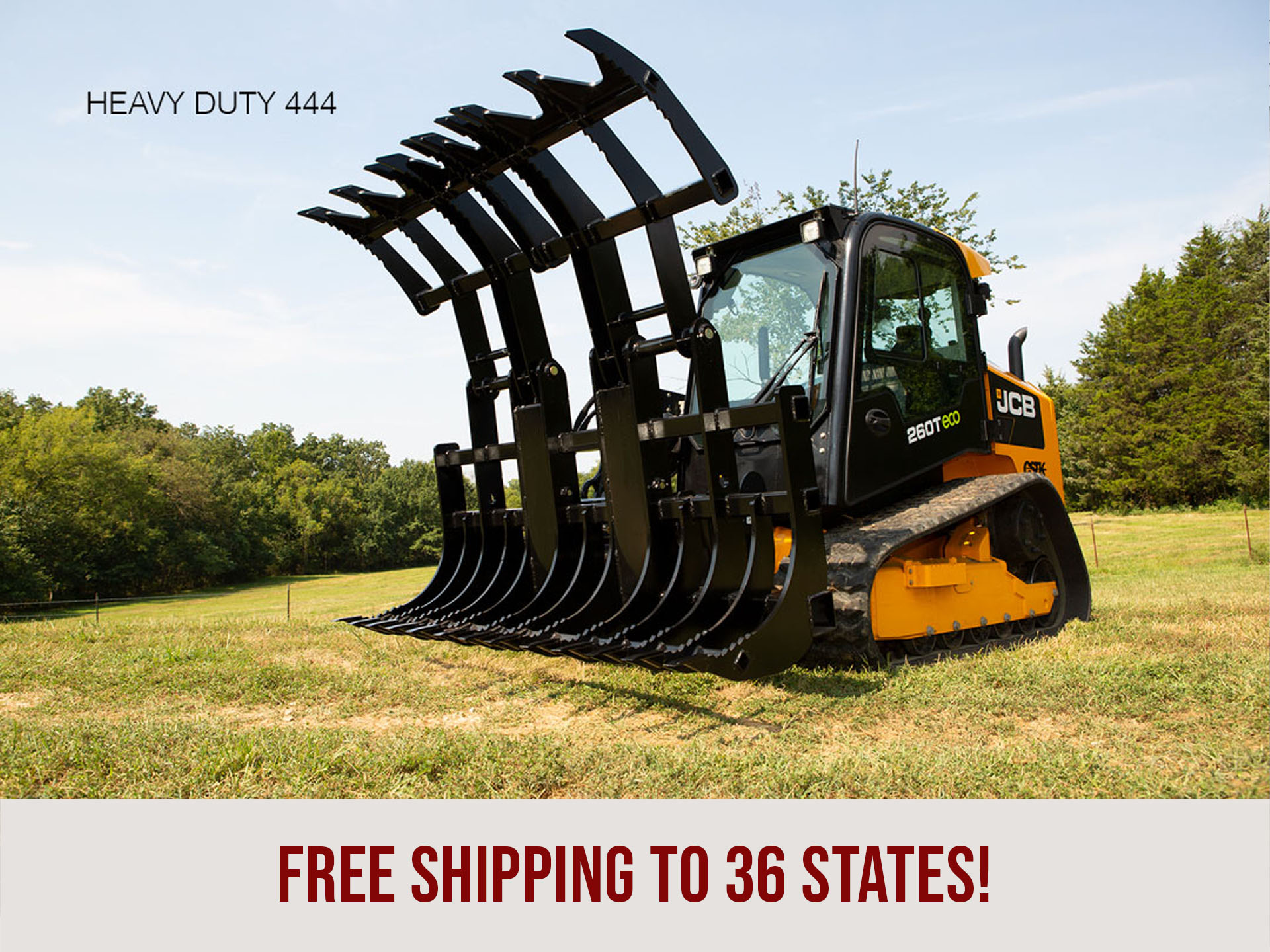 Precision Manufacturing Grapple Rake Good Works Tractors