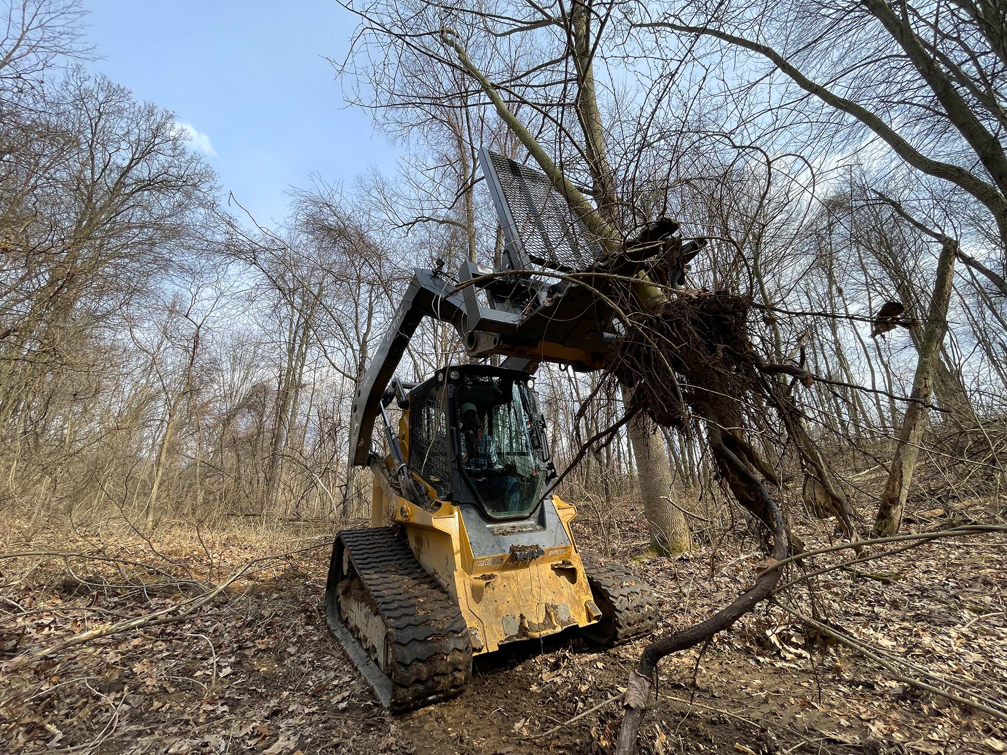 Tree Puller / Post Puller by Precision Manufacturing Good Works Tractors