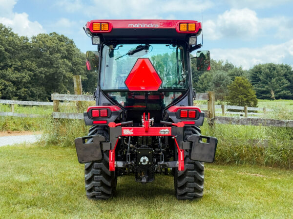 Full Rear Tractor View of GWT Fast Cat I and Hitch Hangers with Six 70 lb Suitcase Weights