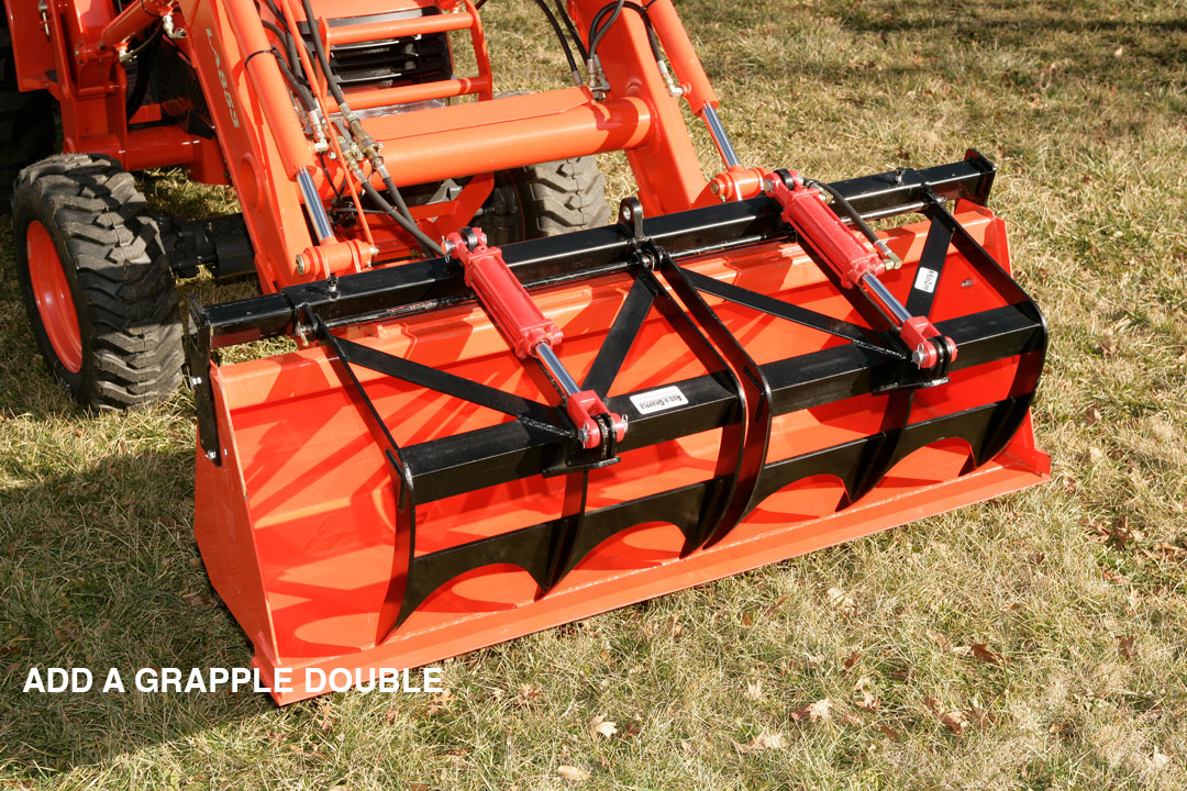 Buy Grapple for Tractor Bucket AddAGrapple by Precision Mfg Good