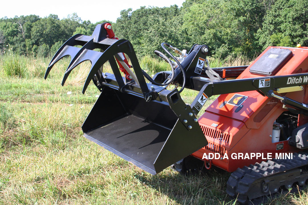 Grapple for Tractor Bucket AddAGrapple by Precision Mfg Good Works
