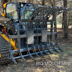 Precision Manufacturing Big Mouth Mini 327 Grapple Rake