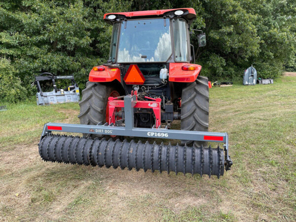 Dirt Dog Notched Cultipacker on Kubota