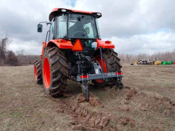 Heavy Duty Subsoiler for 3-Point by Dirt Dog, on Kubota M4D-071