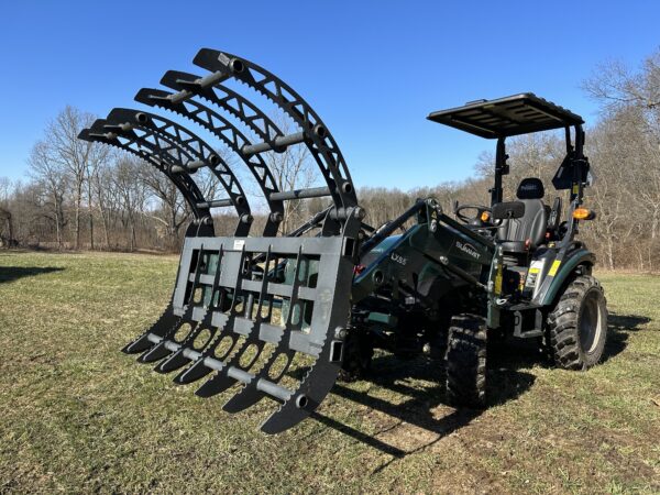 Precision Big Mouth Mini Grapple For Tractors and Skid Steers