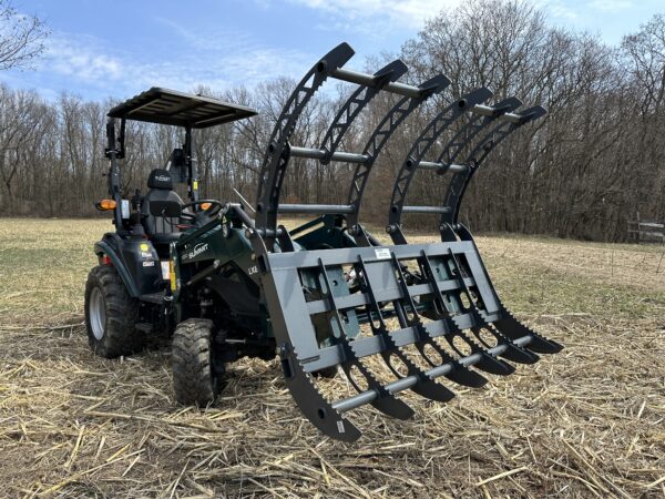 Precision Big Mouth Mini Grapple For Tractors and Skid Steers