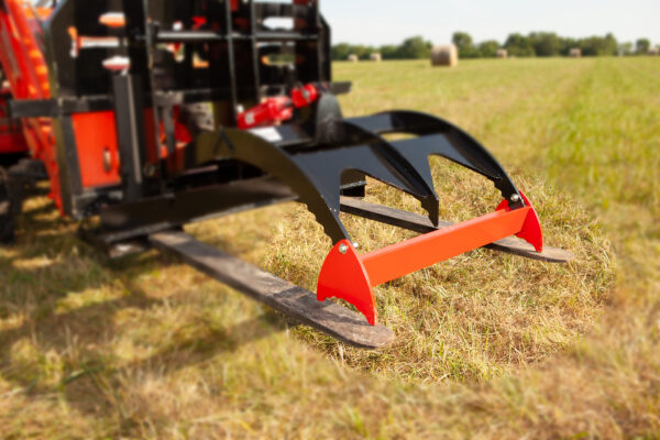 Log Clamp on Add-A-Grapple for Pallet Forks