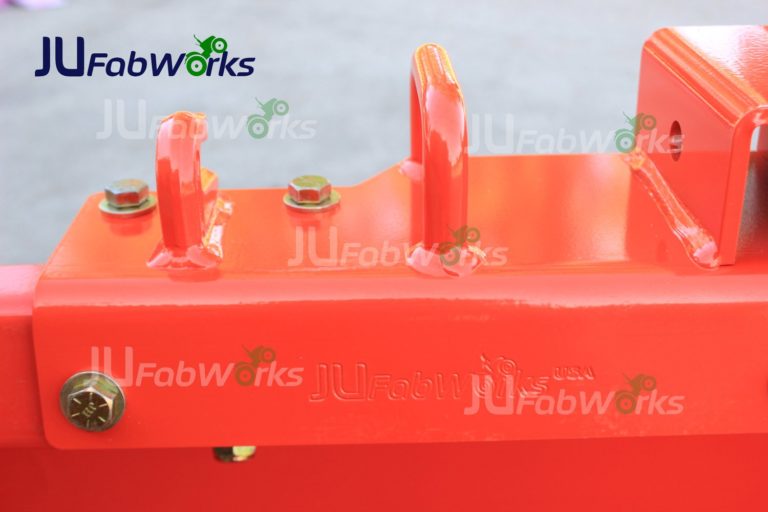 JU FabWorks BoltOn Grab Hooks, Plates for Kubota Bucket