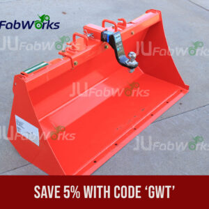 JU Fabworks Workmaster Plate Kubota Quick Attach Bucket