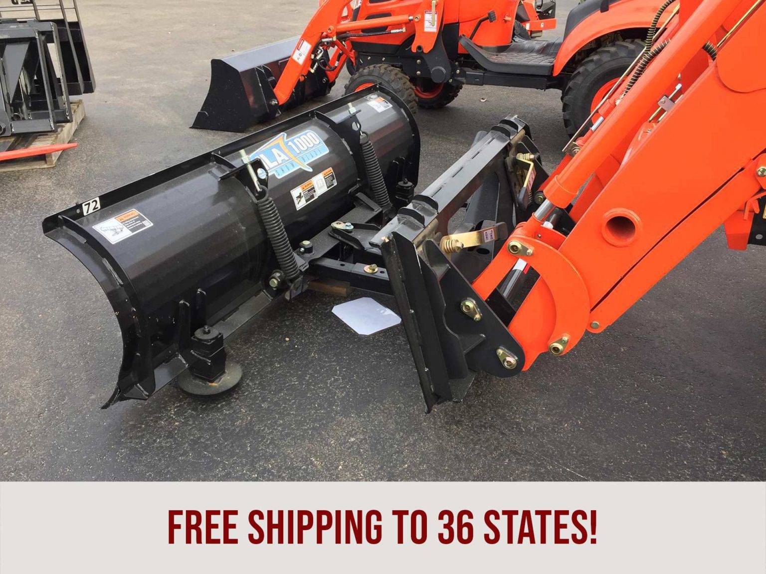 HLA 1000 Series Snow Plow SSQA Good Works Tractors