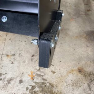 HLA 1500 Snow Pusher Black UHMW Bolt On Skid Runner