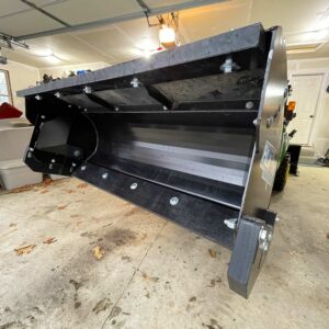 HLA 1500 Snow Pusher Black Front View