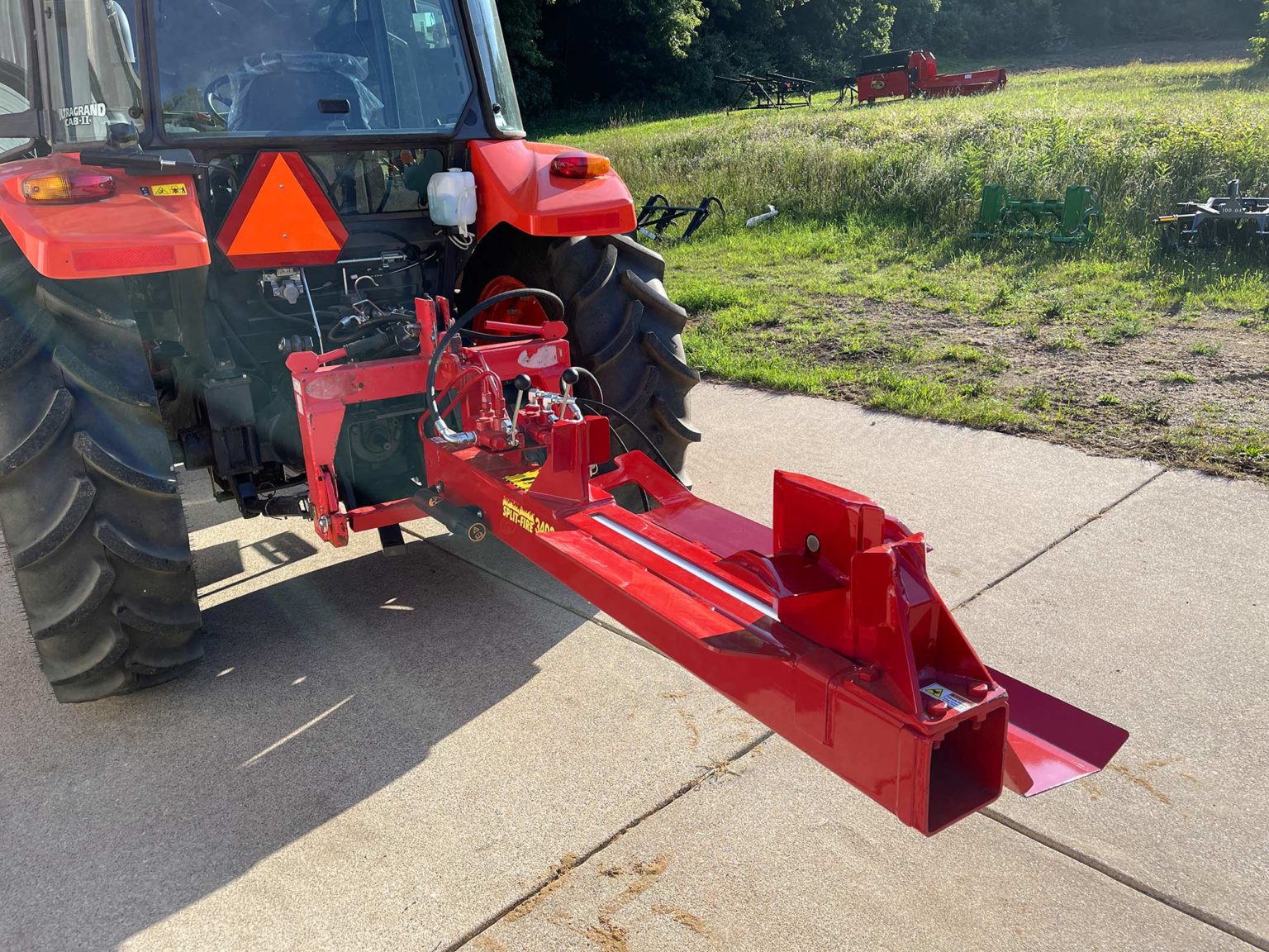 Log Splitter for 3Pt by SplitFire Good Works Tractors