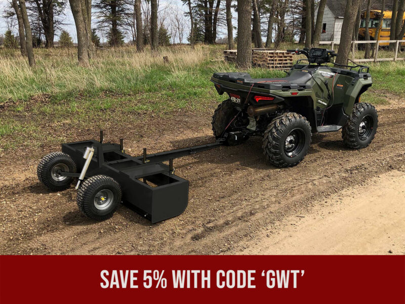 North Woods Fabrication, Pull-Type Box Blade for ATV's and UTV's