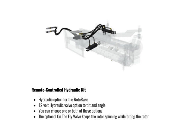 Optional Remote Controlled Hydraulic Kit