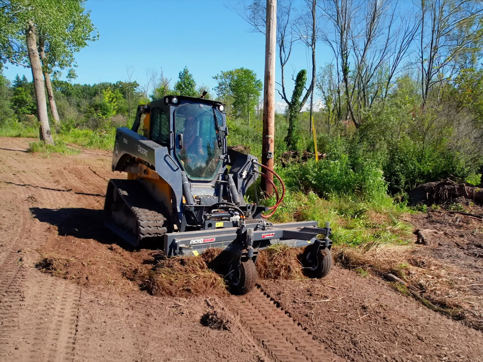 Reiser Rake Power Rake for Skid Steers | Reist RotoRake | Harley Rake
