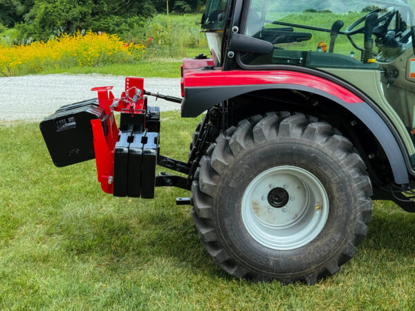 Side View of 3-Point Counterweight Bundle