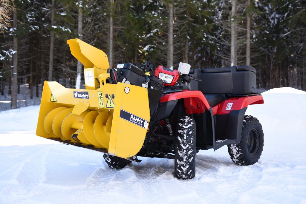 Snow Blower for ATVs and UTVs by Rammy Good Works Tractors