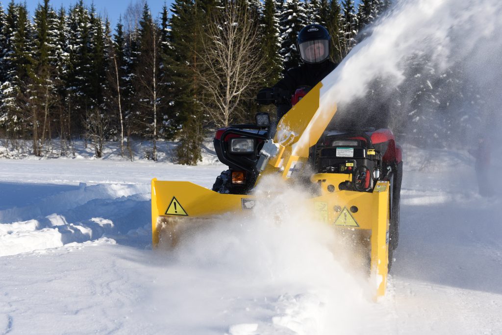 Snow Blower for ATVs and UTVs by Rammy Good Works Tractors