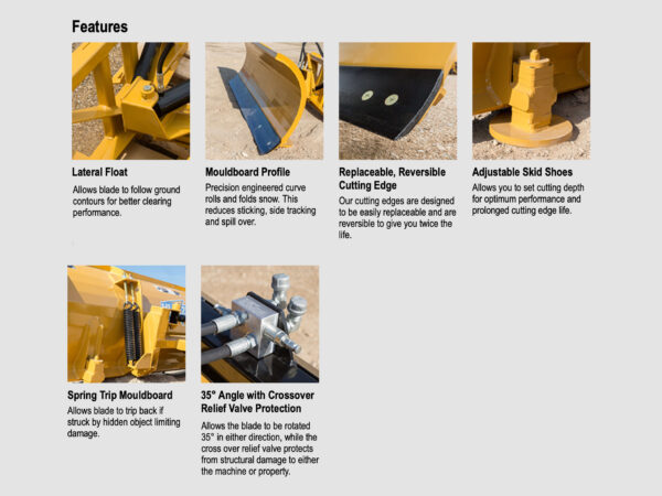 HLA 2000 Snow Blade Features