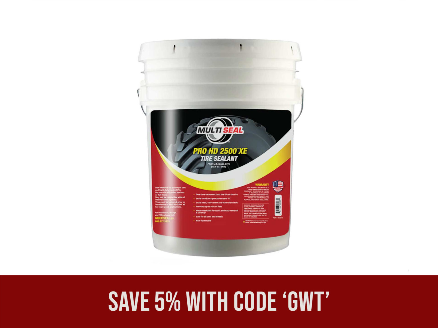 MULTI SEAL Pro HD 2500 Tire Sealant Good Works Tractors