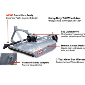 Oregon Rotary Cutter Highlights