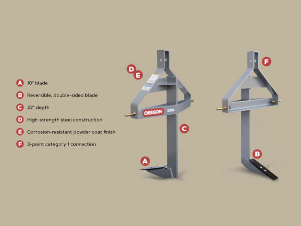 Oregon Tool Subsoiler Features Diagram Free Shipping