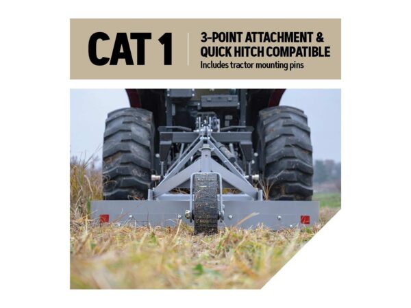 Oregon Rotary Cutter Cat 1 3-Pt or Quick Hitch Fit