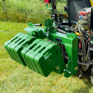 70 lb Suitcase Weights Used for Tractor Loader Counterweight