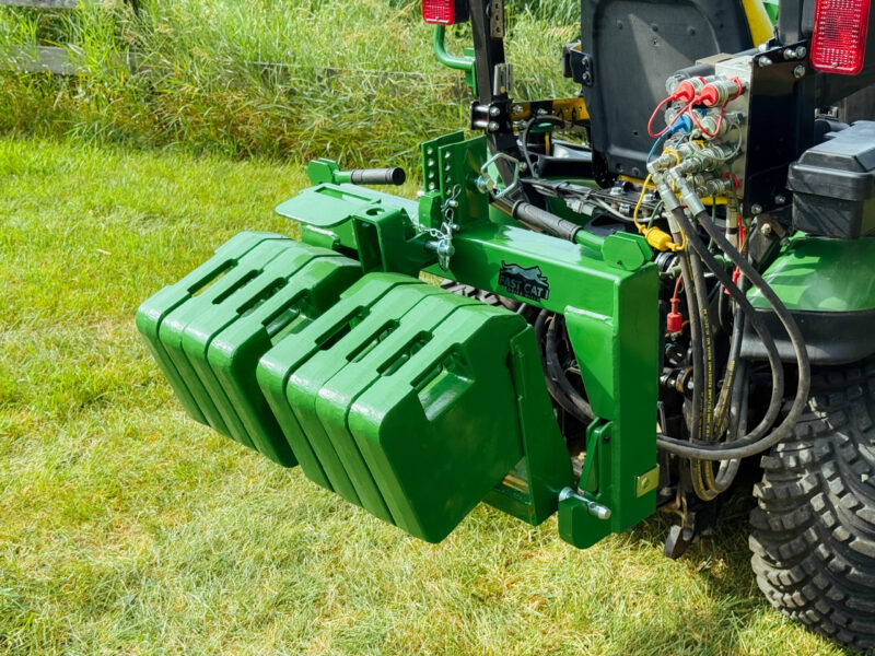 70 lb Suitcase Weights Used for Tractor Loader Counterweight