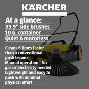 Karcher S6 Twin Push Sweeper At A Glance