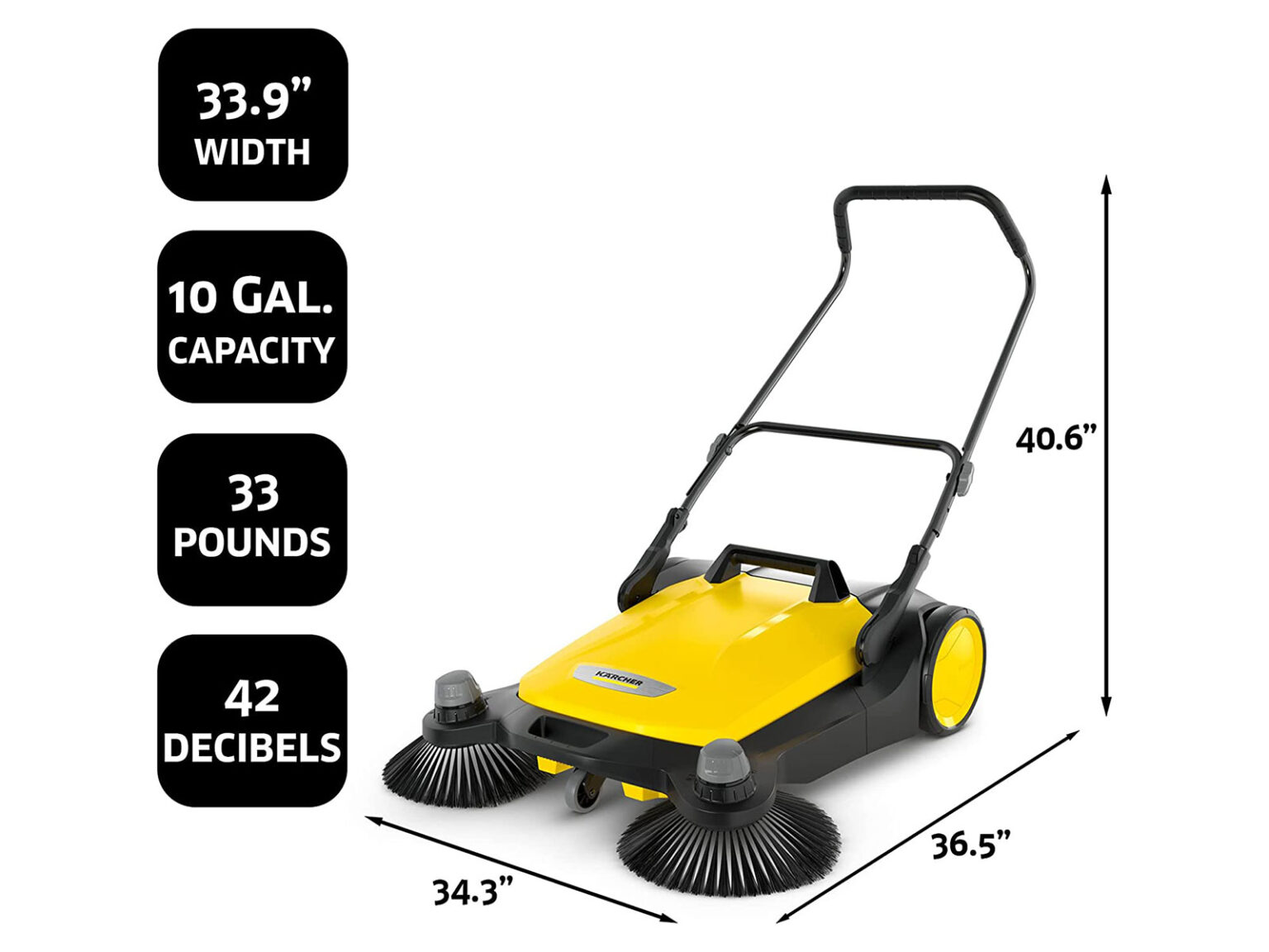 Karcher S6 Twin Push Floor Sweeper Good Works Tractors
