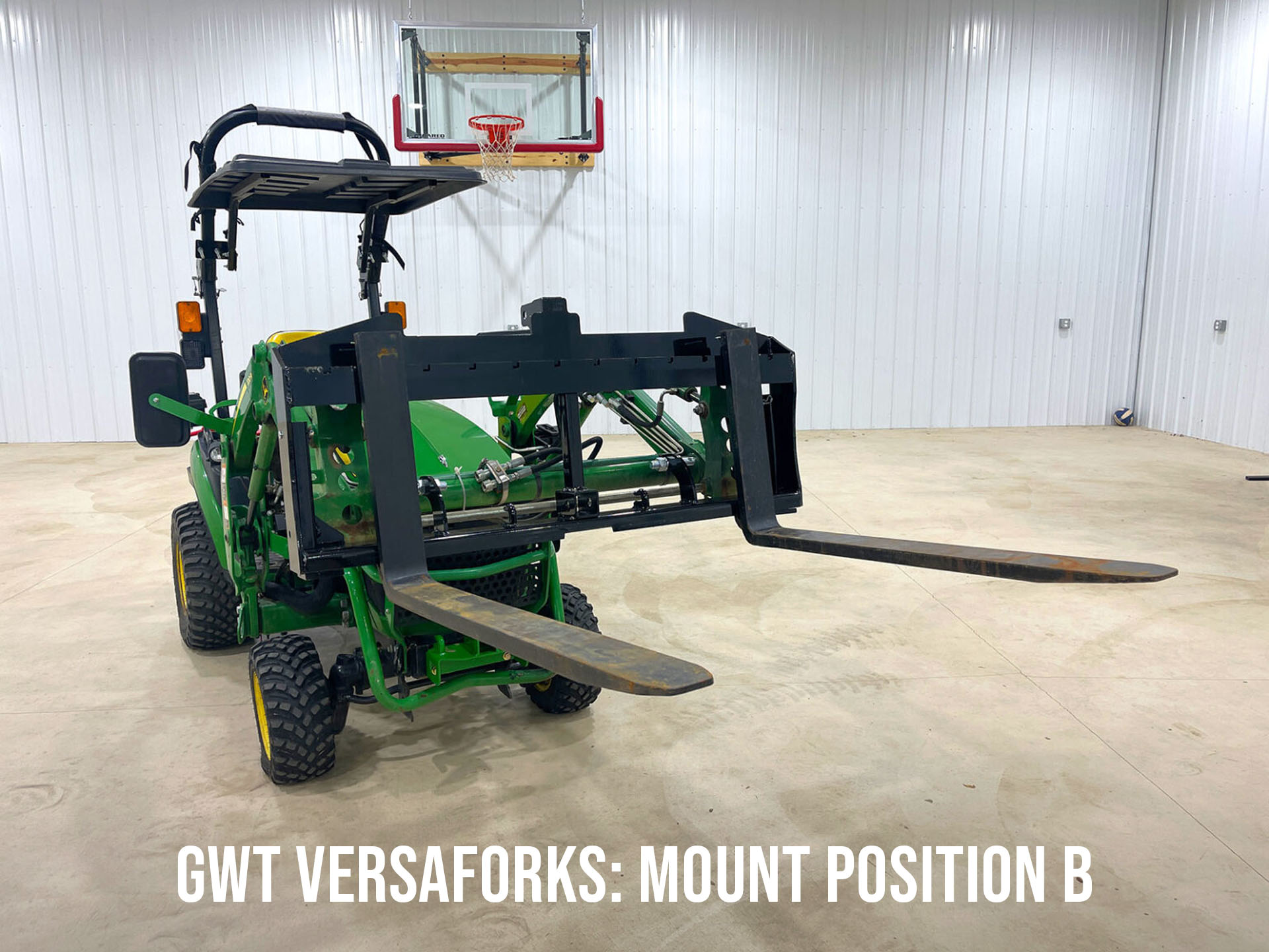 Pallet Forks For 3Pt Hitch and FrontEnd Loader GWT Versaforks Good Works Tractors