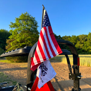 X50 Tractor Flag Dual Flags American and Custom
