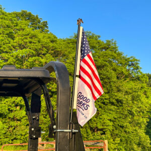 X50 Tractor Flag Dual Flags American and Custom