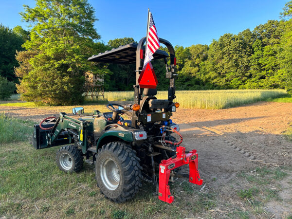 X50 Tractor Flag Dual Flags American and Custom