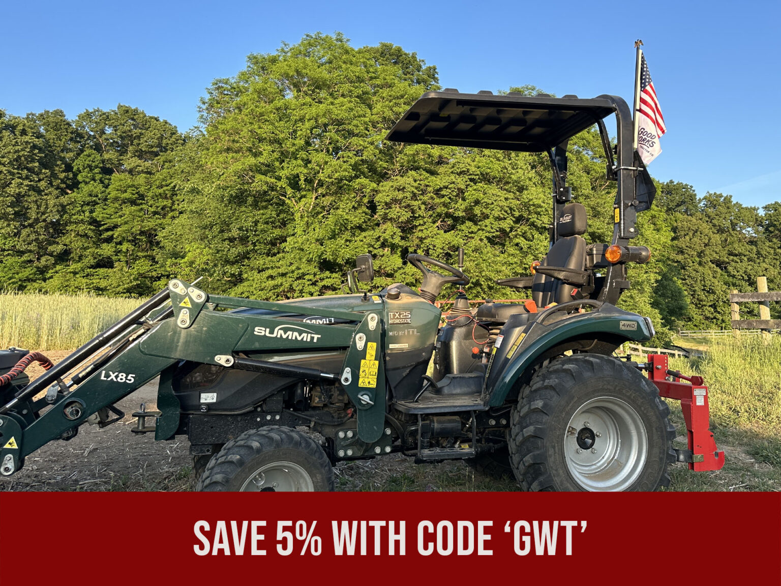 Tractor Flags Fully Customizable 5 Discount!