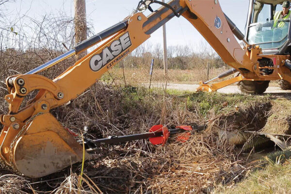 Battle Armor Culvert Cleaner In Use