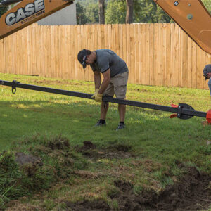 Battle Armor Culvert Cleaner Set Up