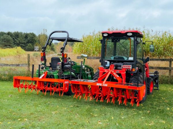 Side by Side View of Dirt Dog CPG and MPG Plugger Aerators