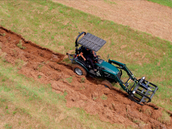Tilling Field with IronCraft 6100 Series Moldboard Plow
