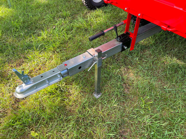 Swivel Hitch on UltraTec Flatbed Trailer