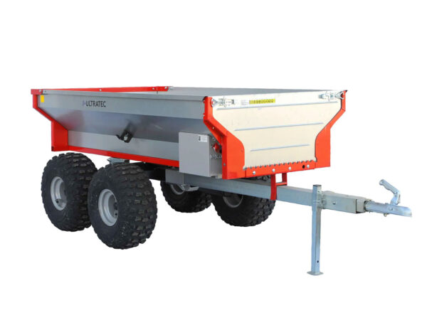 Hydraulic Dump Trailer for Tractors and UTVs | Ultratec Tandem Axle Pro