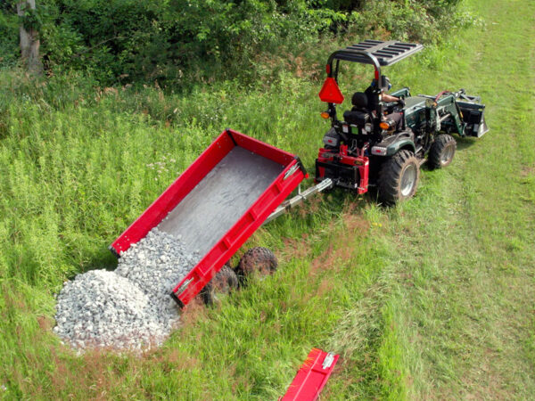 Dumping Flatbed Trailer from UltraTec