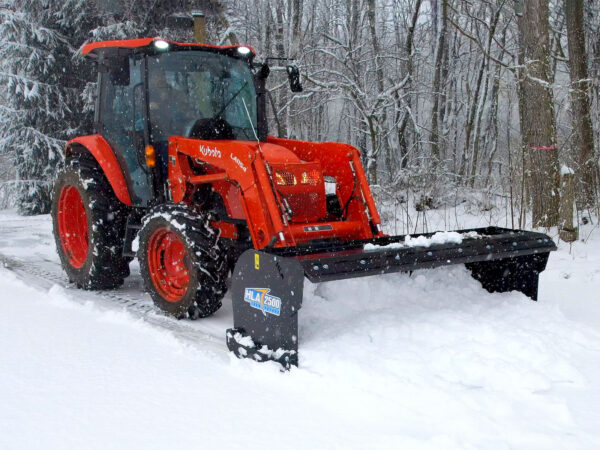 Snow Pusher HLA 2500 Series on Kubota M4D-071