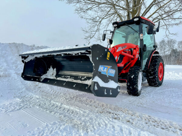 Snow Pusher for Compact Tractors