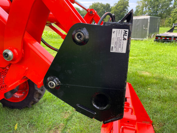 HLA Hydraulic Skidsteer Quick Attach Plate Side View