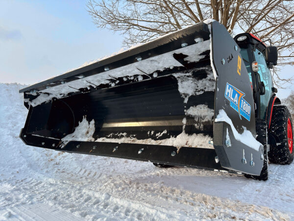Snow Pusher for Compact Tractors