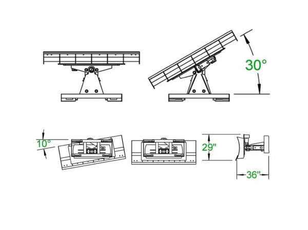 IronCraft X-Treme Dozer Blade Diagram