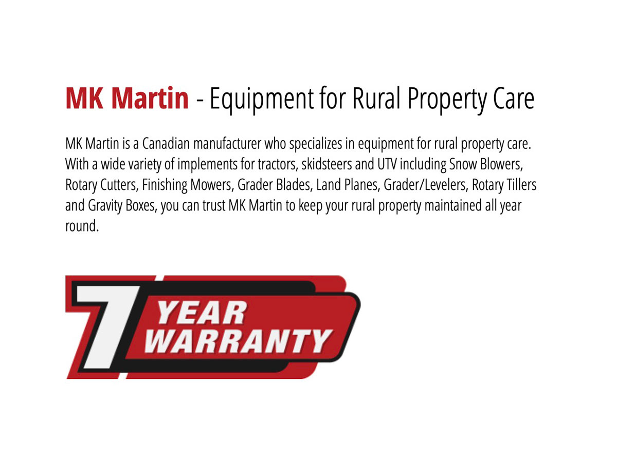MK Martin 7-Year Warranty